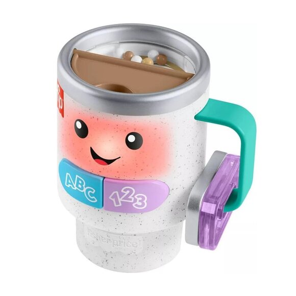 Fisher-Price Laugh & Learn Interactive Coffee Cup Toy with Lights, Music & Learn - Picture 6 of 6